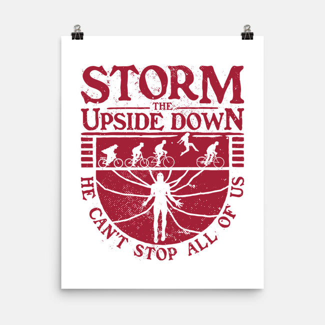 Storm The Upside Down-None-Matte-Poster-teesgeex