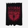 Storm The Upside Down-None-Polyester-Shower Curtain-teesgeex