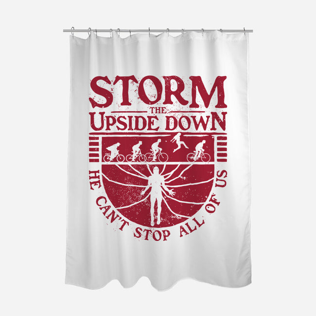 Storm The Upside Down-None-Polyester-Shower Curtain-teesgeex