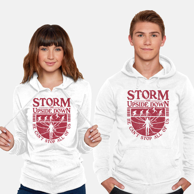 Storm The Upside Down-Unisex-Pullover-Sweatshirt-teesgeex