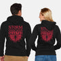 Storm The Upside Down-Unisex-Zip-Up-Sweatshirt-teesgeex
