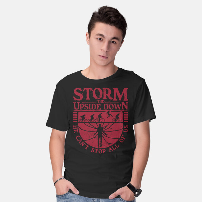 Storm The Upside Down-Mens-Basic-Tee-teesgeex