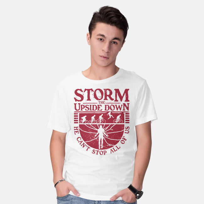 Storm The Upside Down-Mens-Basic-Tee-teesgeex