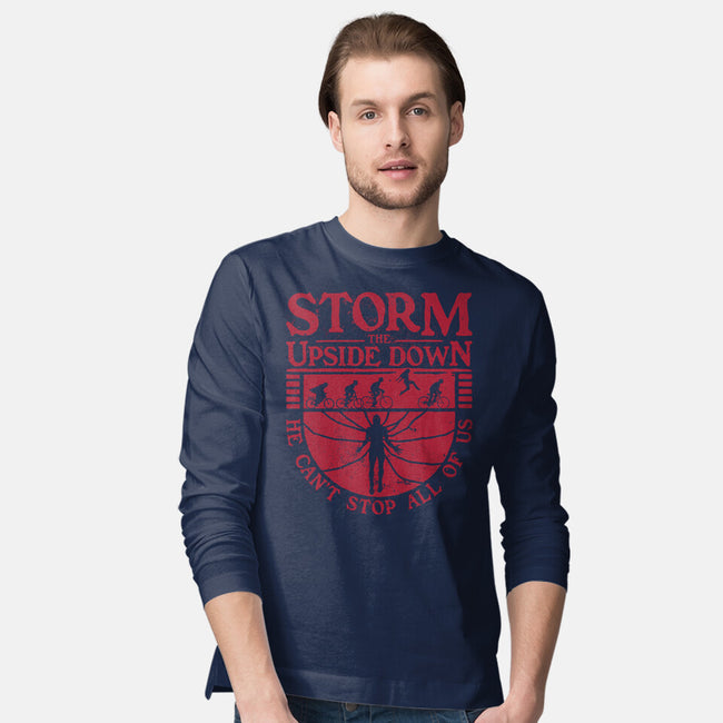 Storm The Upside Down-Mens-Long Sleeved-Tee-teesgeex
