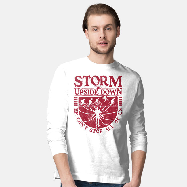 Storm The Upside Down-Mens-Long Sleeved-Tee-teesgeex
