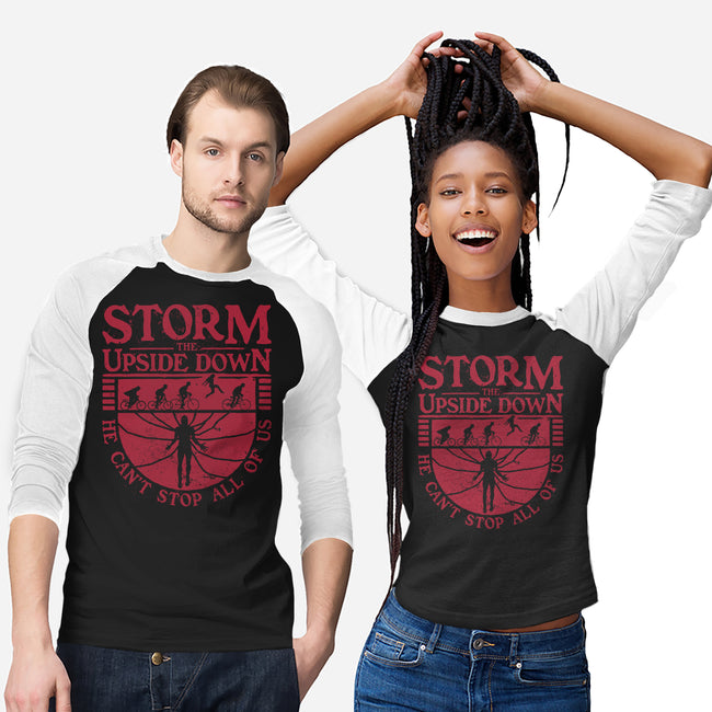 Storm The Upside Down-Unisex-Baseball-Tee-teesgeex