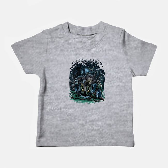 The Cat And The Robot-Baby-Basic-Tee-zascanauta