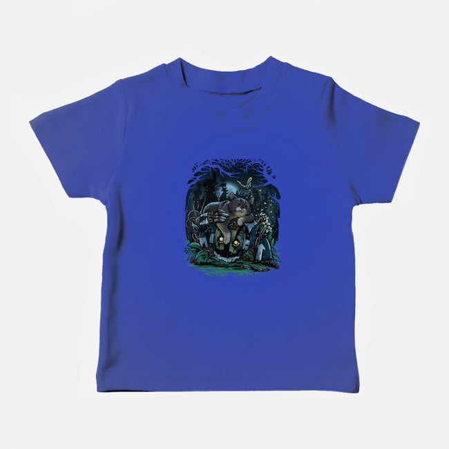 The Cat And The Robot-Baby-Basic-Tee-zascanauta