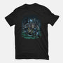 The Cat And The Robot-Mens-Heavyweight-Tee-zascanauta