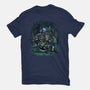 The Cat And The Robot-Mens-Basic-Tee-zascanauta