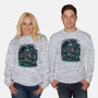 The Cat And The Robot-Unisex-Crew Neck-Sweatshirt-zascanauta
