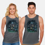 The Cat And The Robot-Unisex-Basic-Tank-zascanauta