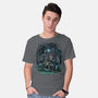 The Cat And The Robot-Mens-Basic-Tee-zascanauta