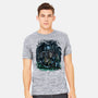 The Cat And The Robot-Mens-Heavyweight-Tee-zascanauta