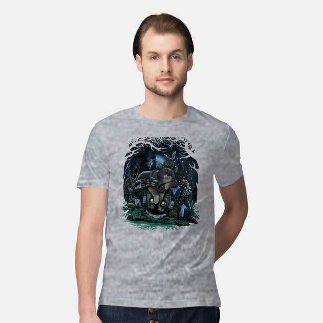The Cat And The Robot-Mens-Premium-Tee-zascanauta