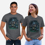The Cat And The Robot-Unisex-Basic-Tee-zascanauta