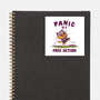 Panic Is A Free Action-None-Glossy-Sticker-kg07