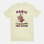 Panic Is A Free Action-Mens-Basic-Tee-kg07