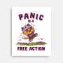 Panic Is A Free Action-None-Stretched-Canvas-kg07
