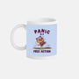 Panic Is A Free Action-None-Mug-Drinkware-kg07