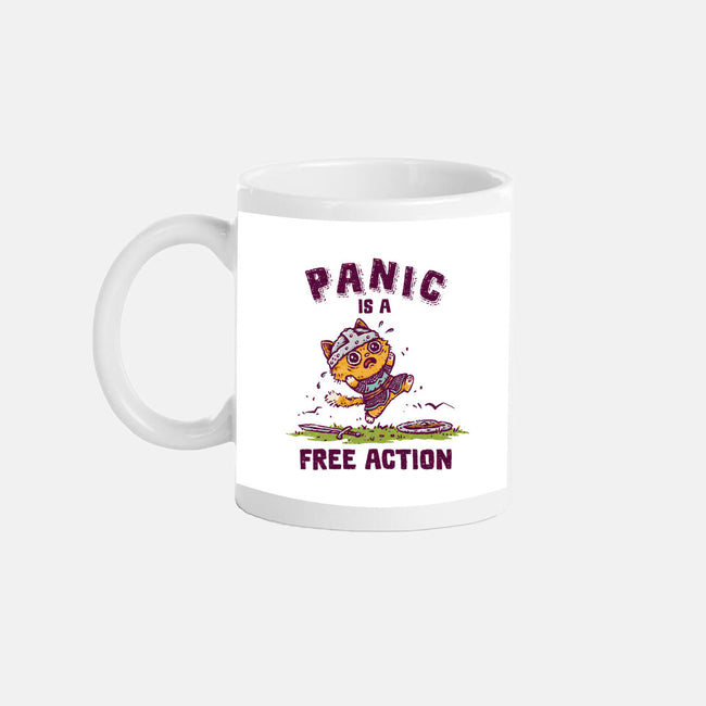 Panic Is A Free Action-None-Mug-Drinkware-kg07