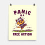 Panic Is A Free Action-None-Matte-Poster-kg07