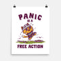 Panic Is A Free Action-None-Matte-Poster-kg07