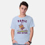 Panic Is A Free Action-Mens-Basic-Tee-kg07