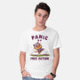 Panic Is A Free Action-Mens-Basic-Tee-kg07