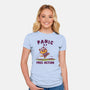 Panic Is A Free Action-Womens-Fitted-Tee-kg07