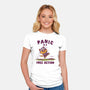 Panic Is A Free Action-Womens-Fitted-Tee-kg07