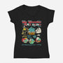Intergalactic Tour-Womens-V-Neck-Tee-Fritsch