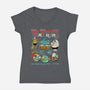 Intergalactic Tour-Womens-V-Neck-Tee-Fritsch