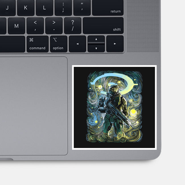 Starry Chief-None-Glossy-Sticker-zascanauta