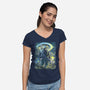 Starry Chief-Womens-V-Neck-Tee-zascanauta
