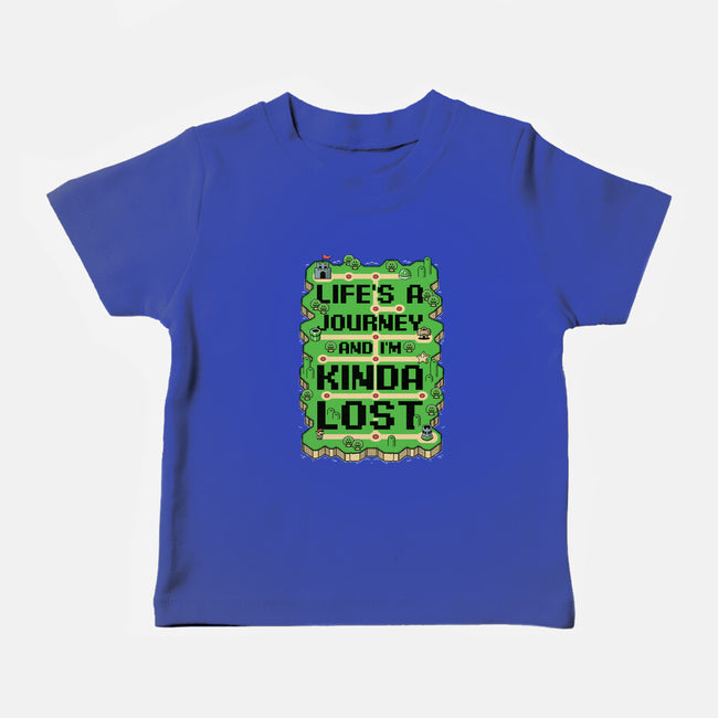 Vintage Game Lost Map-Baby-Basic-Tee-Studio Mootant