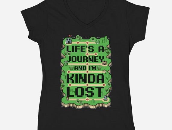 Vintage Game Lost Map