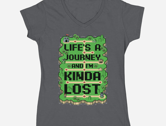 Vintage Game Lost Map