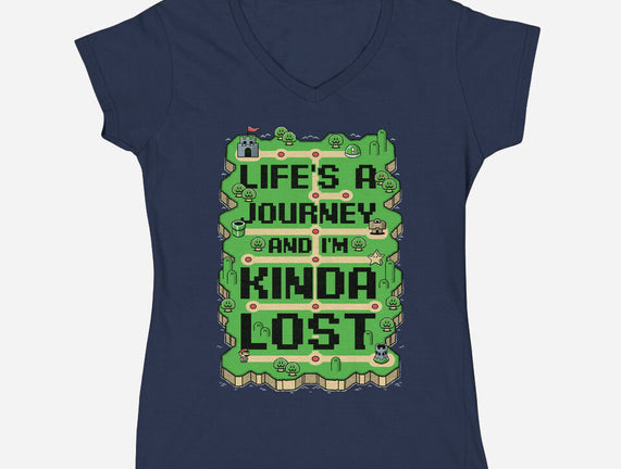 Vintage Game Lost Map