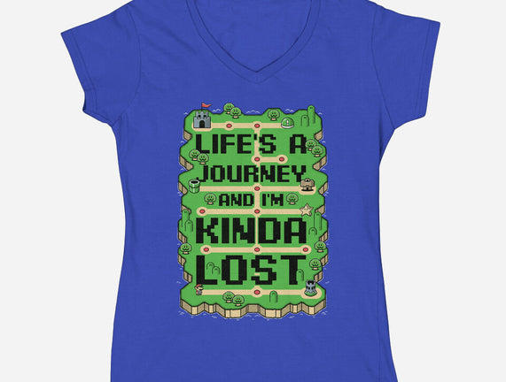 Vintage Game Lost Map