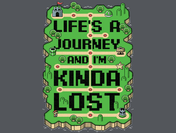 Vintage Game Lost Map