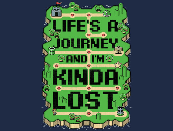 Vintage Game Lost Map