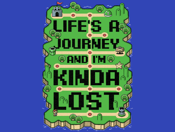 Vintage Game Lost Map