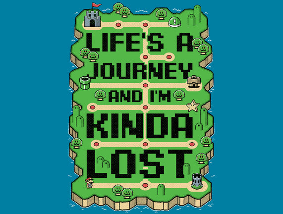 Vintage Game Lost Map