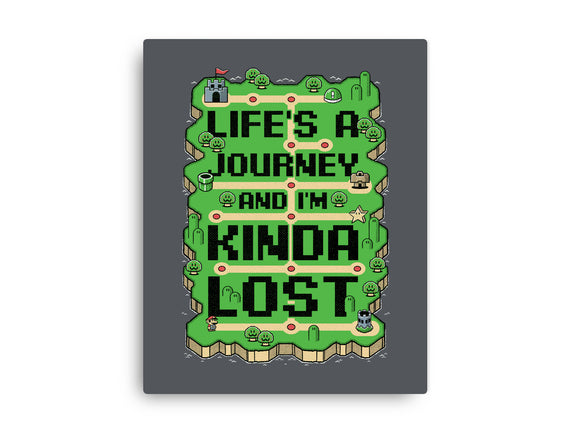 Vintage Game Lost Map