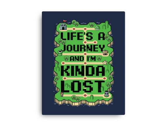 Vintage Game Lost Map