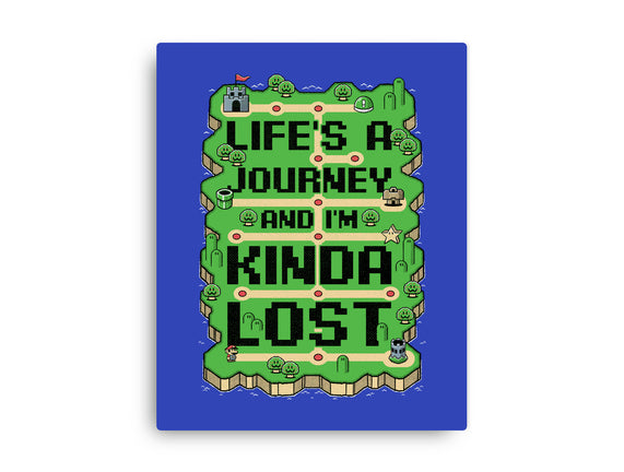 Vintage Game Lost Map