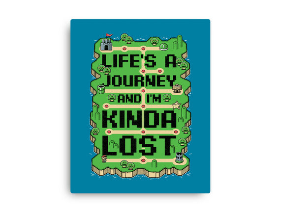 Vintage Game Lost Map