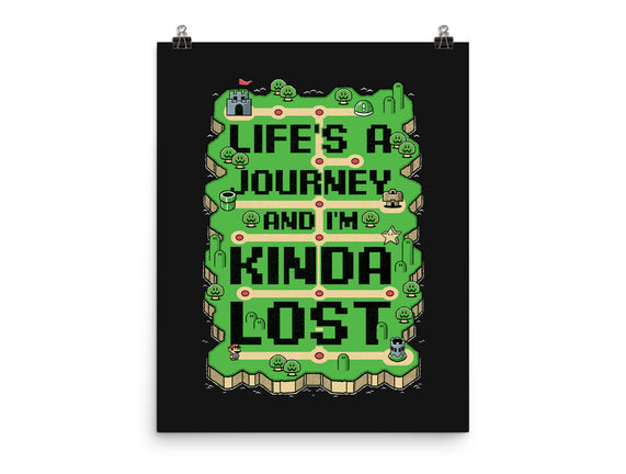 Vintage Game Lost Map