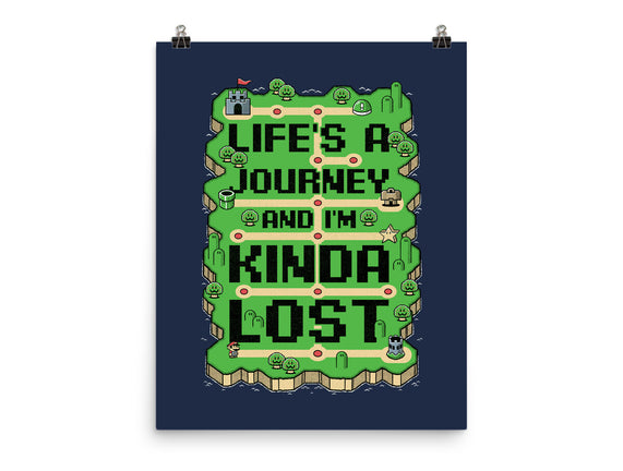 Vintage Game Lost Map